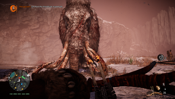 
Far Cry: Primal | Xbox One | gameplay screenshot | Region: North America | source-country= | Data by MobyGames.com