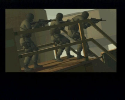 Metal Gear Solid 2: Sons of Liberty | PlayStation 2 | gameplay screenshot | region=North America | source-country= | zypher-v2 | moby-cafd1f20cf8b | Data by MobyGames.com