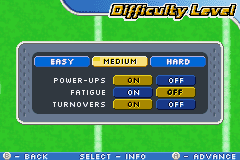 Backyard Football 2006 | Game Boy Advance | gameplay screenshot | region=North America | source-country= | zypher-v2 | moby-ad6fd9bad4e3 | Data by MobyGames.com