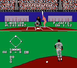 
Bases Loaded 3 | NES | gameplay screenshot | Data by MobyGames.com