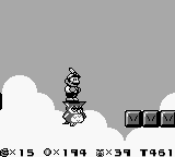 
Super Mario Land 2: 6 Golden Coins | Game Boy | gameplay screenshot | Data by MobyGames.com