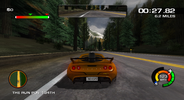 Need for Speed: The Run | Wii | gameplay screenshot | region=North America | source-country= | zypher-v2 | moby-4f09dc8c99fd | Data by MobyGames.com