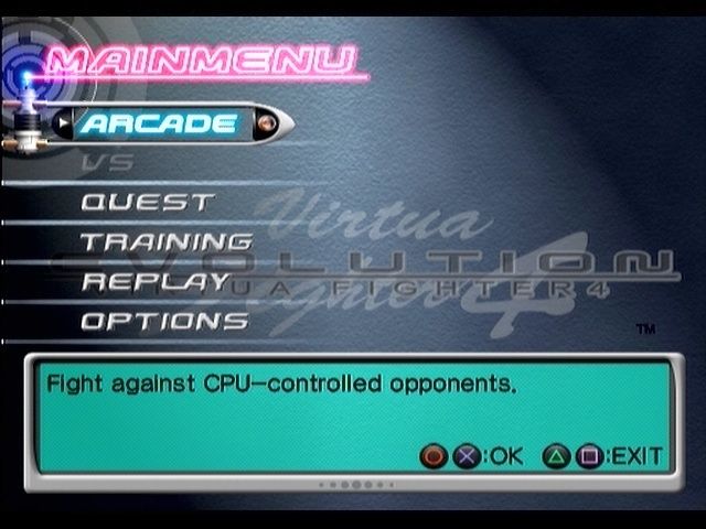 Virtua Fighter 4: Evolution | PlayStation 2 | gameplay screenshot | Region: North America | source-country= | Data by MobyGames.com