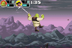 Shrek SuperSlam | Game Boy Advance | gameplay screenshot | Data by MobyGames.com