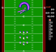 
10-Yard Fight | NES | gameplay screenshot | Data by MobyGames.com