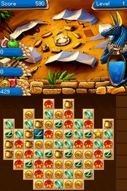 
Jewel Master: Egypt | Nintendo DS | gameplay screenshot | Data by MobyGames.com