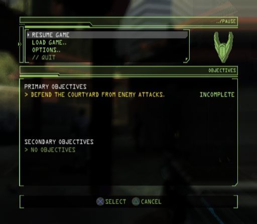 Project: Snowblind | PlayStation 2 | gameplay screenshot | region=North America | source-country= | zypher-v2 | moby-07ce172200a1 | Data by MobyGames.com