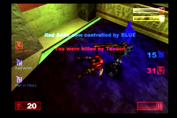 Unreal Tournament | PlayStation 2 | gameplay screenshot | Region: North America | source-country= | Data by MobyGames.com