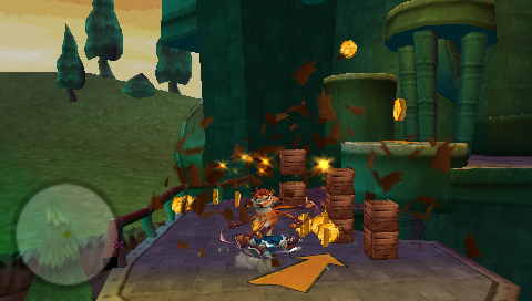 Crash Tag Team Racing | PSP | gameplay screenshot | region=North America | source-country= | zypher-v2 | moby-951dcf6e12c4 | Data by MobyGames.com
