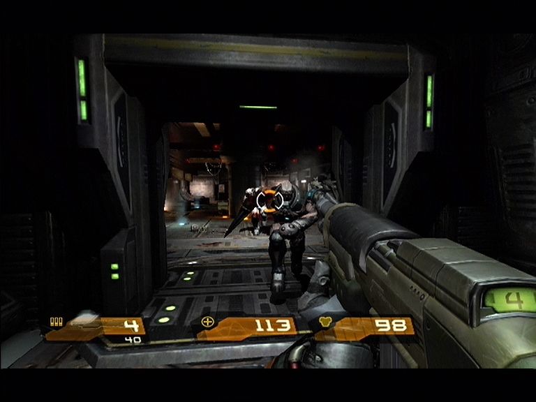 Quake 4 | Xbox 360 | gameplay screenshot | region=North America | source-country= | zypher-v2 | moby-5c27dc91ea7d | Data by MobyGames.com