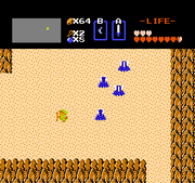 The Legend of Zelda | NES | gameplay screenshot | region=North America | source-country= | zypher-v2 | moby-a88fdaabfc06 | Data by MobyGames.com