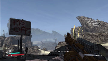 Borderlands | Xbox 360 | gameplay screenshot | region=North America | edition=platinum hits | source-country= | zypher-v2 | moby-8ead32f41372 | Data by MobyGames.com