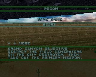 Independence Day | PlayStation | gameplay screenshot | region=North America | source-country= | zypher-v2 | moby-f9093a6e5814 | Data by MobyGames.com