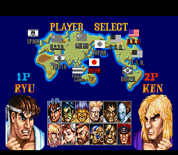 Street Fighter II Turbo | SNES | gameplay screenshot | Data by MobyGames.com