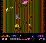 
Wizards & Warriors | NES | gameplay screenshot | Data by MobyGames.com