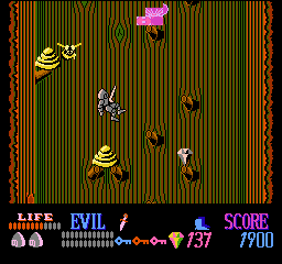 
Wizards & Warriors | NES | gameplay screenshot | Data by MobyGames.com
