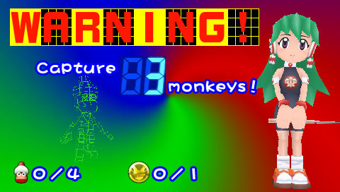 Ape Escape: On the Loose | PSP | gameplay screenshot | region=North America | source-country= | zypher-v2 | moby-7f6c5cd61efd | Data by MobyGames.com