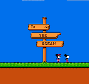 
Mickey Mousecapade | NES | gameplay screenshot | Data by MobyGames.com