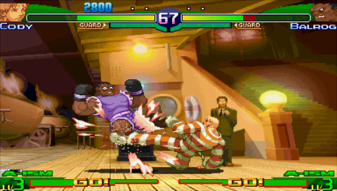 
Street Fighter Alpha 3 Max | PSP | gameplay screenshot | Data by MobyGames.com