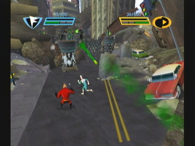
The Incredibles: Rise of the Underminer | GameCube | gameplay screenshot | Data by MobyGames.com