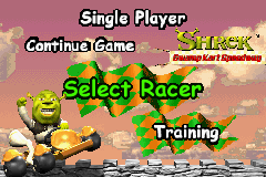 
Shrek: Swamp Kart Speedway | Game Boy Advance | gameplay screenshot | Data by MobyGames.com