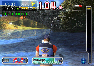 Fisherman's Bait 2: Big Ol' Bass | PlayStation | gameplay screenshot | Data by MobyGames.com