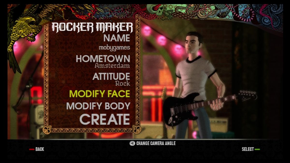 Rock Band 2 | Xbox 360 | gameplay screenshot | Data by MobyGames.com