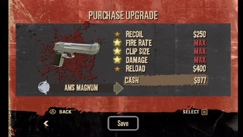 The House of the Dead: Overkill | Wii | gameplay screenshot | region=North America | source-country= | zypher-v2 | moby-1049418af72a | Data by MobyGames.com