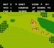 
Bandai Golf: Challenge Pebble Beach | NES | gameplay screenshot | Data by MobyGames.com