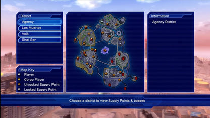 
Crackdown | Xbox 360 | gameplay screenshot | Region: North America | source-country= | Data by MobyGames.com