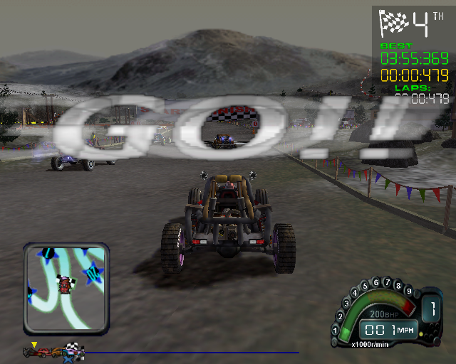 Wild Wild Racing | PlayStation 2 | gameplay screenshot | Region: North America | source-country= | Data by MobyGames.com