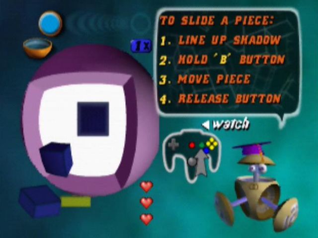 Tetrisphere | Nintendo 64 | gameplay screenshot | Data by MobyGames.com