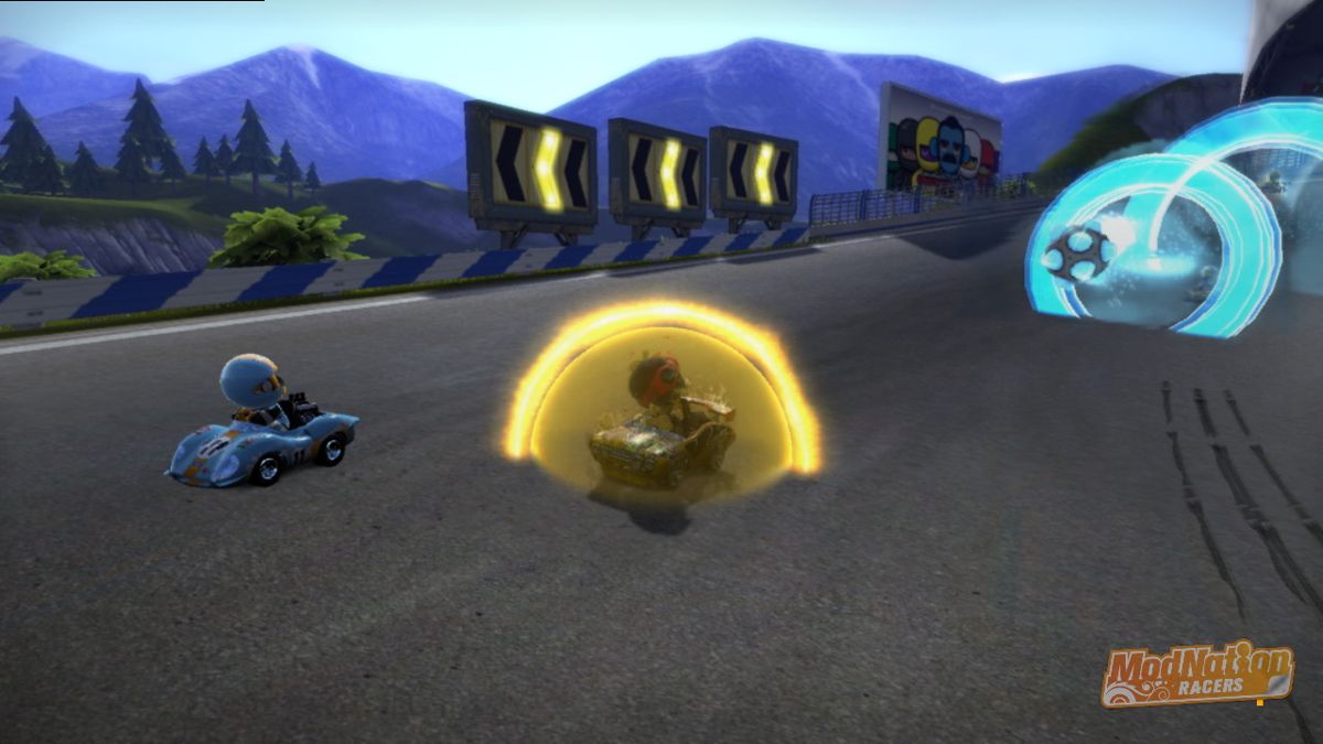 ModNation Racers | PlayStation 3 | gameplay screenshot | region=North America | source-country= | zypher-v2 | moby-dfe817e2740f | Data by MobyGames.com