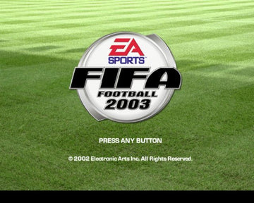 
FIFA Soccer 2003 | PlayStation 2 | gameplay screenshot | Data by MobyGames.com