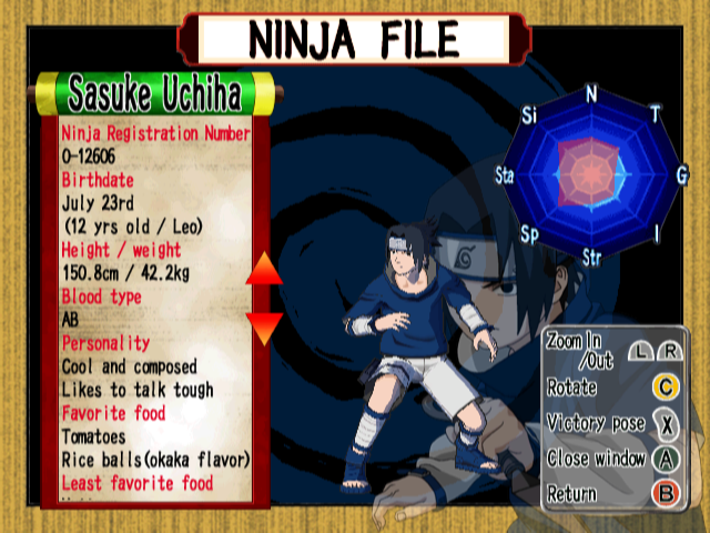 
Naruto: Clash of Ninja | GameCube | gameplay screenshot | Data by MobyGames.com