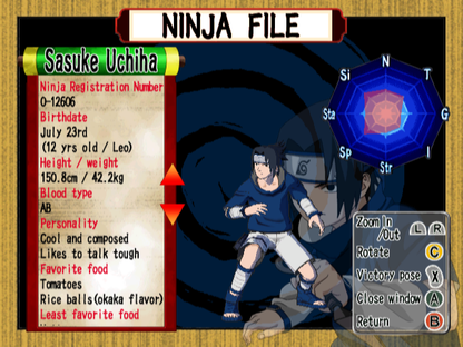 
Naruto: Clash of Ninja | GameCube | gameplay screenshot | Data by MobyGames.com