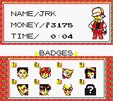 Pokémon Yellow Version: Special Pikachu Edition | Game Boy | gameplay screenshot | region=North America | source-country= | zypher-v2 | moby-38c4e7c135f7 | Data by MobyGames.com