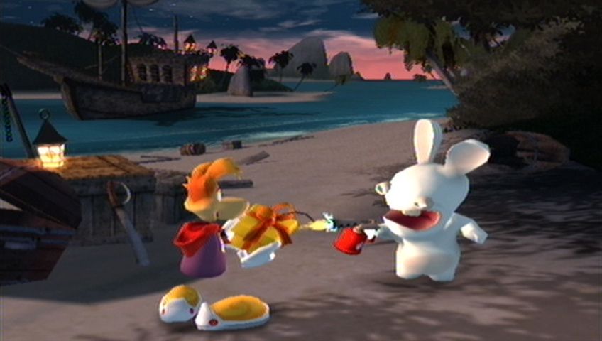 Rayman: Raving Rabbids | Wii | gameplay screenshot | region=North America | source-country= | zypher-v2 | moby-26d00a2d976b | Data by MobyGames.com