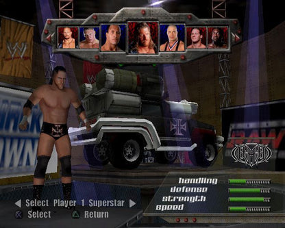 
WWE Crush Hour | PlayStation 2 | gameplay screenshot | Region: North America | source-country= | Data by MobyGames.com