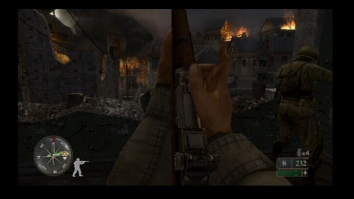 Call of Duty 2: Big Red One | PlayStation 2 | gameplay screenshot | region=North America | source-country= | zypher-v2 | moby-b9fcd7e8d232 | Data by MobyGames.com