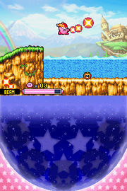 Kirby: Squeak Squad | Nintendo DS | gameplay screenshot | region=North America | source-country= | zypher-v2 | moby-c552b4f26c73 | Data by MobyGames.com