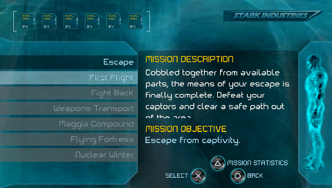 
Iron Man | PSP | gameplay screenshot | Data by MobyGames.com