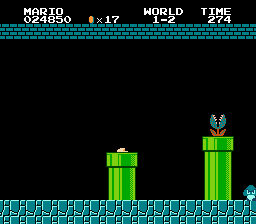 
Super Mario Bros | NES | gameplay screenshot | Data by MobyGames.com