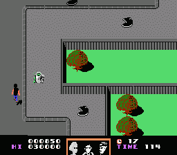 
Back to the Future | NES | gameplay screenshot | Data by MobyGames.com