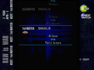 
WWF Smackdown! 2: Know Your Role | PlayStation | gameplay screenshot | Region: North America | source-country= | Data by MobyGames.com