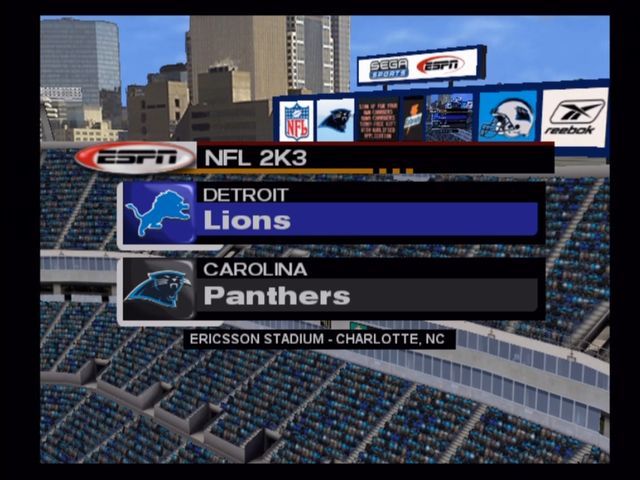 NFL 2K3 | Xbox | gameplay screenshot | region=North America | source-country= | zypher-v2 | moby-f854e0fa1daa | Data by MobyGames.com
