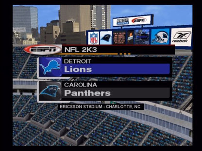 NFL 2K3 | Xbox | gameplay screenshot | region=North America | source-country= | zypher-v2 | moby-f854e0fa1daa | Data by MobyGames.com