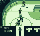 NHL 95 | Game Boy | gameplay screenshot | region=North America | source-country= | zypher-v2 | moby-f77965c11ce0 | Data by MobyGames.com