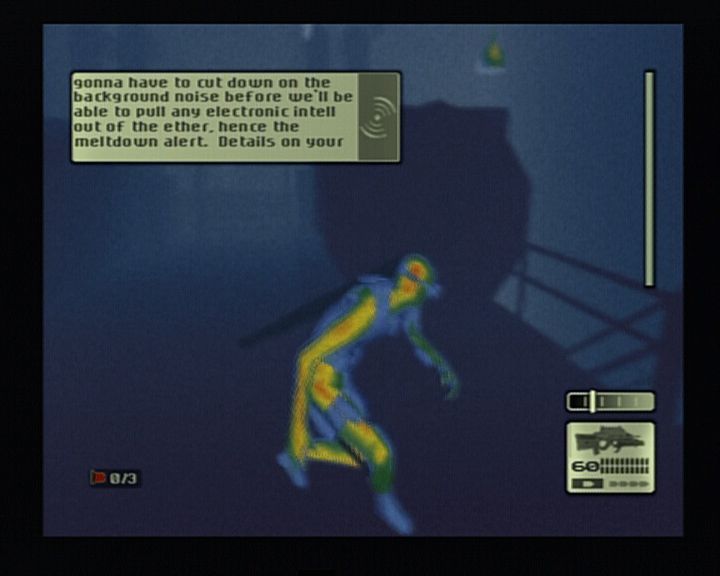 Tom Clancy's Splinter Cell | PlayStation 2 | gameplay screenshot | Region: North America | source-country= | Data by MobyGames.com