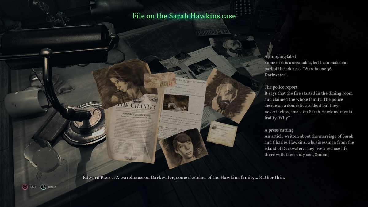 
Call of Cthulhu | PlayStation 4 | gameplay screenshot | Region: North America | source-country= | Data by MobyGames.com